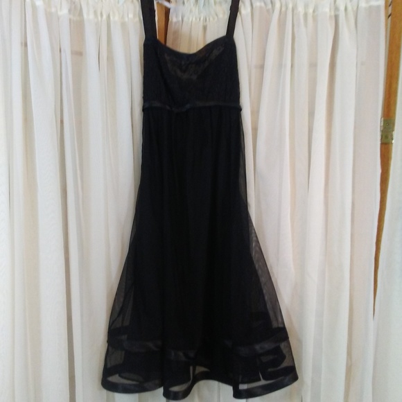 Oscar de la Renta Black Shortie Nightgown - Picture 4 of 5